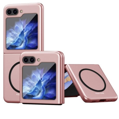Чехол-книжка Skin Feel Magnetic для Samsung Galaxy  Flip 6 5G - розовый