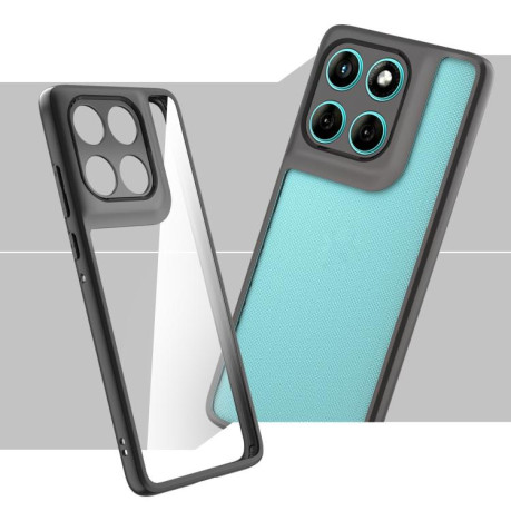Ультратонкий чехол Frosted PC для Motorola Edge 60 Fusion  - черный