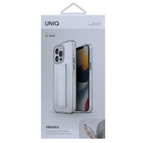 Оригинальный чехол UNIQ etui Heldro для iPhone 13 Pro - clear