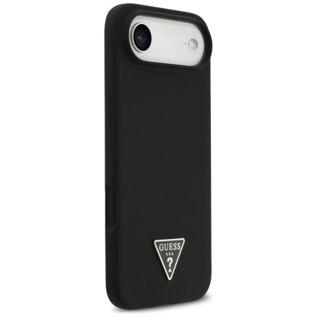 Оригинальный силиконовый чехол Guess Silicone Triangle Logo с MagSafe на iPhone Air - Black