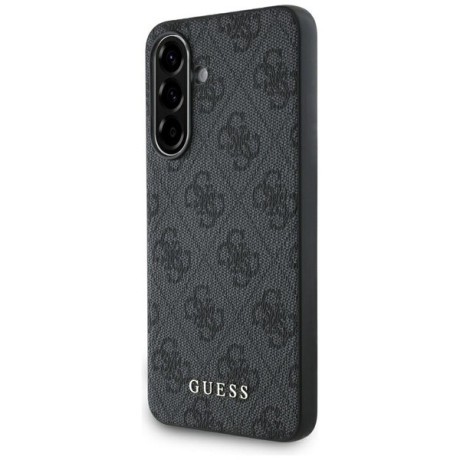 Оригинальный чехол Guess Metal Gold Logo для Samsung Galaxy A56 - Black