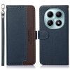 Чехол-книжка KHAZNEH Litchi Texture на Xiaomi Redmi Note 15 4G / 5G /Poco M8  — синий