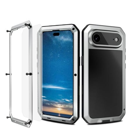 Протиударний чохол RedPepper Triple-proof Metal на iPhone Air - сріблястий
