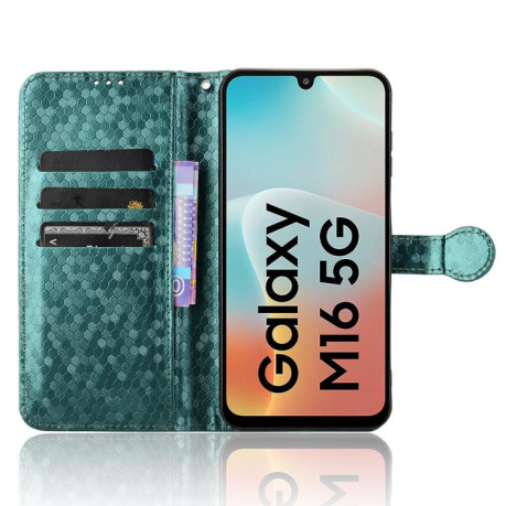 Чохол-книжка Honeycomb Dot для на Samsung Galaxy F16/M16 - зелений