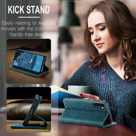 Чехол-книжка CaseMe-013 Multifunctional на Samsung Galaxy A56 - синий