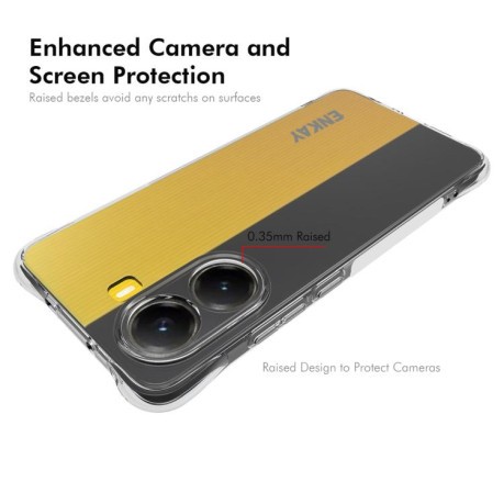 Противоударный чехол ENKAY Clear для Xiaomi Poco X7 Pro 5G