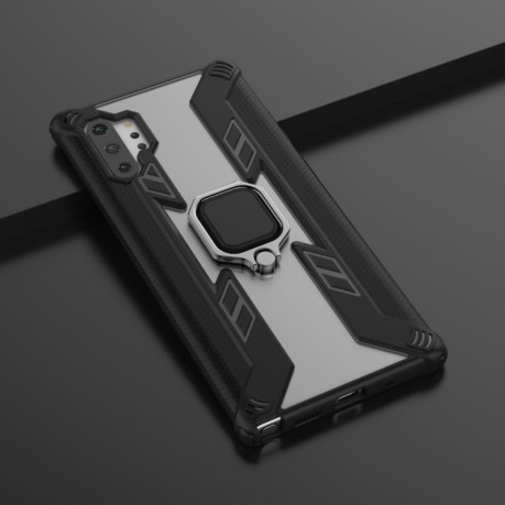 Протиударний чохол Iron Warrior на Samsung Galaxy Note10+Plus-чорний