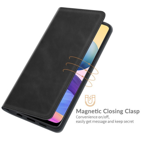 Чехол-книжка Retro Skin Feel Business Magnetic на Xiaomi Poco M3 Pro/Redmi Note 10 5G/10T/11 SE - черный