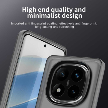 Протиударний чохол MagSafe Holder PC Hybrid для Xiaomi Redmi Note 14 5G - чорний