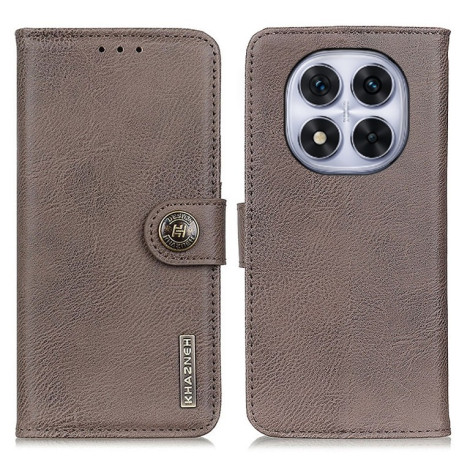 Чехол-книжка KHAZNEH Cowhide Texture на Xiaomi Redmi Note 14 Pro 5G - хаки