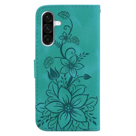 Чохол-книжка Lily Embossed Leather для Samsung Galaxy A36 5G / A56 5G - зелений