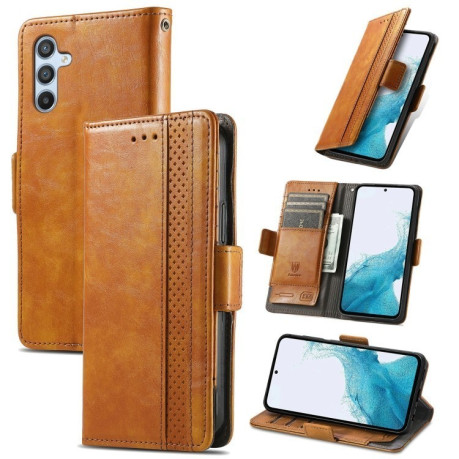 Чехол-книжка Dual-side Magnetic Buckle для Samsung Galaxy A36 5G - хаки