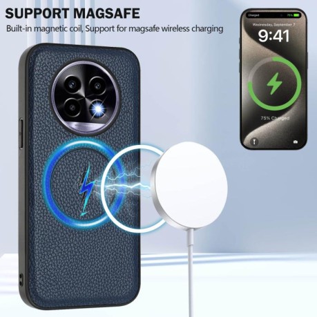 Чехол CX01 Detachable Magsafe Magnetic Card Bag для Realme 13 Pro / 13 Pro+ - синий