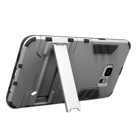 Противоударный чехол с подставкой HMC на Samsung Galaxy S6 edge+ / G928 -серый