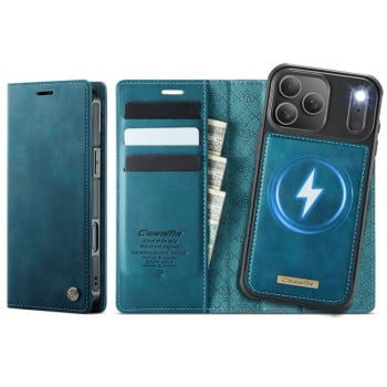 Чохол-книжка  CaseMe C49 магнітний з RFID-блокуванням для iPhone 17 Pro — зелений