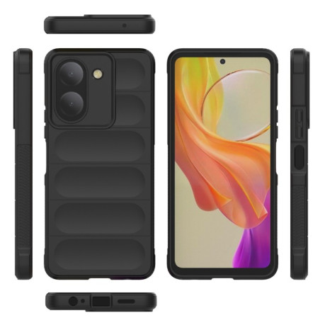Силіконовий чохол Magic Flannel для Vivo Y36 4G - блакитний