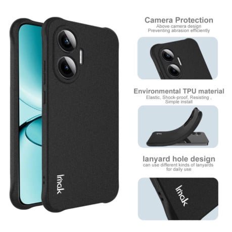 Чехол imak Shockproof Airbag для Xiaomi POCO F7 5G - черный