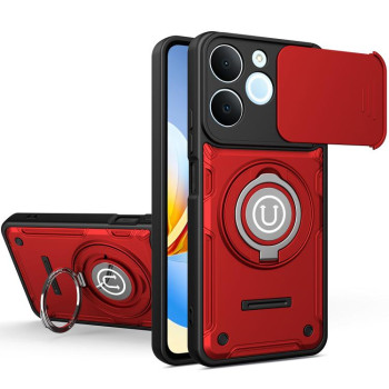 Протиударний чохол Camera Sliding на Realme 15T 5G — червоний