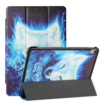 Чохол-книжка Silk Texture Colored Drawing для iPad mini 7/ mini 6 - Rose the Wolf
