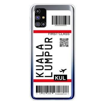 Протиударний чохол Boarding Pass Series Samsung Galaxy M51 - Kuala Lumpur