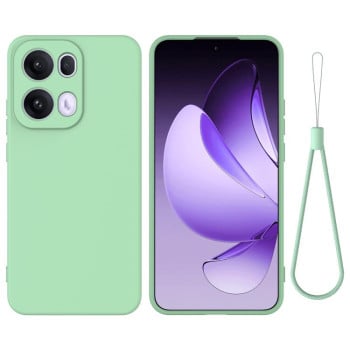 Силіконовий чохол Solid Color Liquid Silicone на OPPO Reno13 Pro 5G - зелений