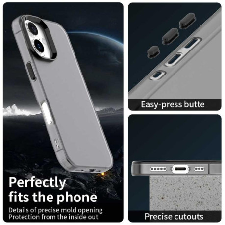 Противоударный чехол Candy Series для iPhone 17 - черный