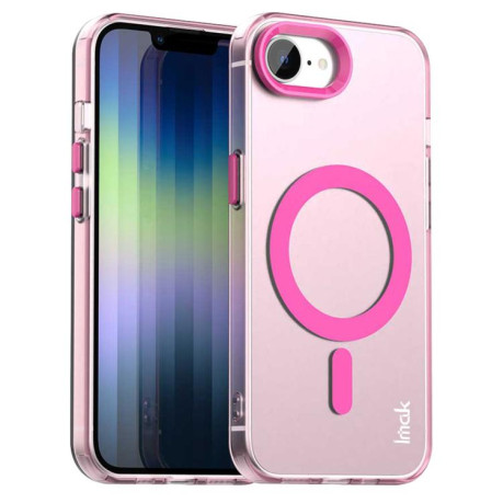 Противоударный чехол IMAK Candy Series Shockproof MagSafe для iPhone 16e - красный