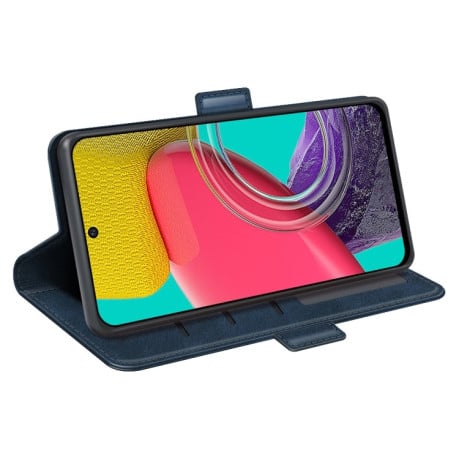 Чехол-книжка Dual-side Magnetic Buckle для Samsung Galaxy M53 - синий