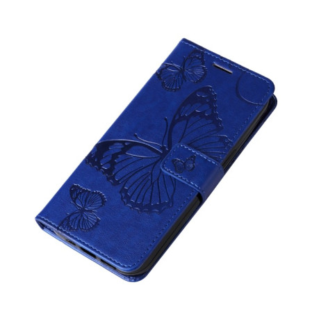 Чохол-книжка Embossed Butterfly  для Samsung Galaxy A26 5G - синій