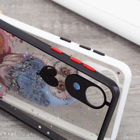 Противоударный чехол Starry Sky Epoxy для Samsung Galaxy A03 Core - Owl