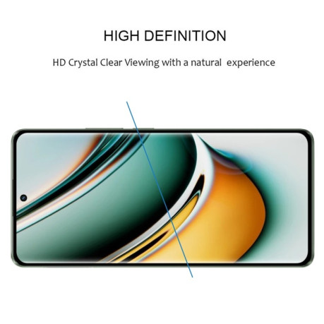 Захисне скло 9H HD 3D Curved (Edge Glue) для Realme 11 Pro 5G/11 Pro+ 5G
