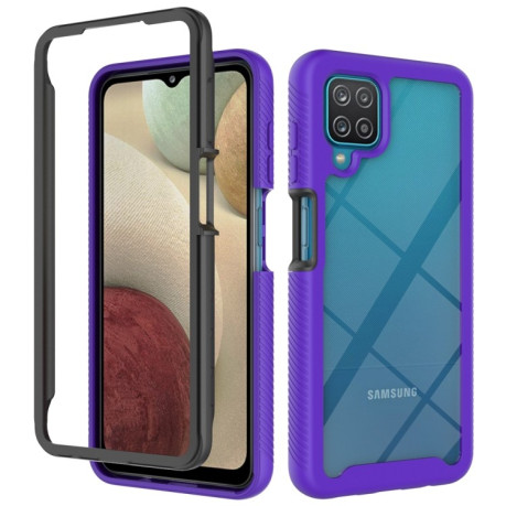 Противоударный чехол Starry Sky Series на Samsung Galaxy A12/M12 - фиолетовый