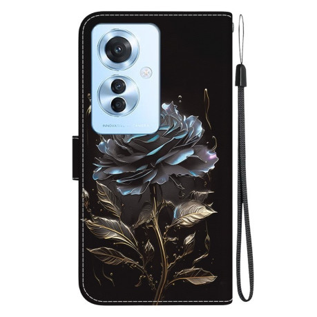 Чохол-книжка Colored Drawing Series на OPPO Reno11 F Global - Rose