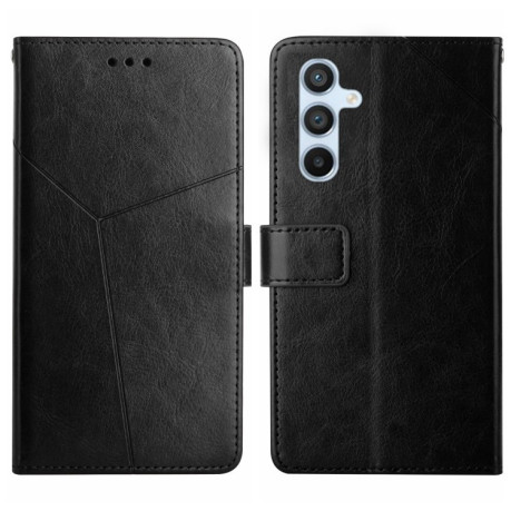 Чехол-книжка Y-shaped Pattern для Samsung Galaxy A55 5G - черный