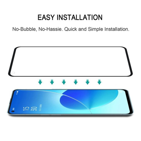 Защитное стекло 3D Full Glue Full Screen для OPPO Reno7 5G Global/OnePlus Nord CE 2 5G