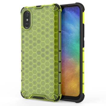 Чохол протиударний Honeycomb на Xiaomi Redmi 9A - зелений