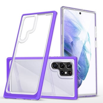 Протиударний чохол Bright Acrylic Series для Samsung Galaxy S23 Ultra 5G - фіолетовий