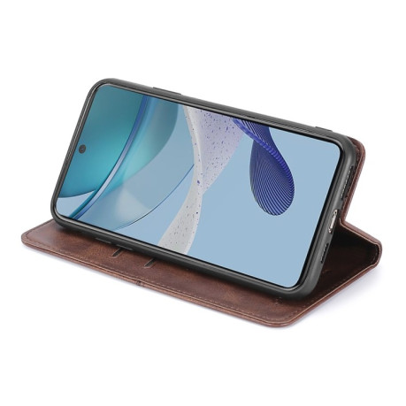 Чохол-книжка Cow Texture Magnetic для Xiaomi Redmi Poco C55/Redmi 12C/11A - коричневий