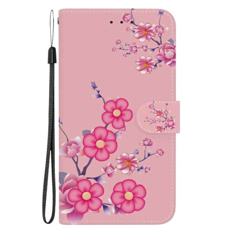 Чехол-книжка Colored Drawing Series на Samsung Galaxy A36 5G / A56 5G - Blossoms