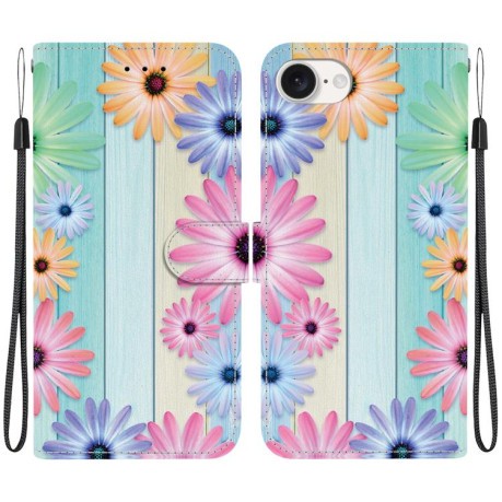 Чохол-книжка Colored Drawing Series на iPhone 16e - кольоровий