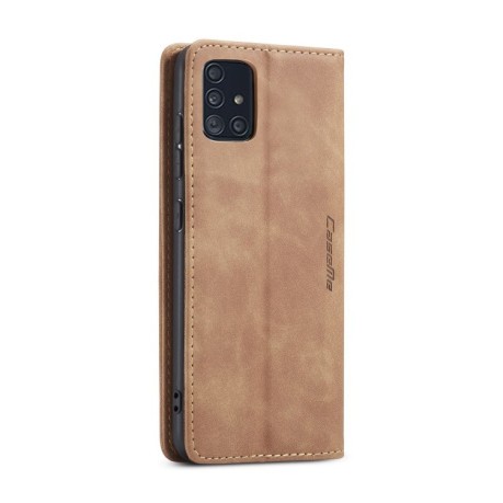 Чохол-книга CaseMe 013 Series на Samsung Galaxy A51 - коричневий