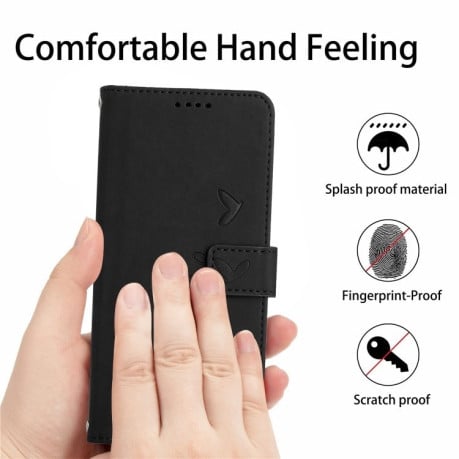 Чохол-книжка Retro Skin Feel Amile для Samsung Galaxy A55 - чорний