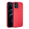 Шкіряний чохол QIALINO Cowhide Leather Case для iPhone 12/12 Pro - червоний
