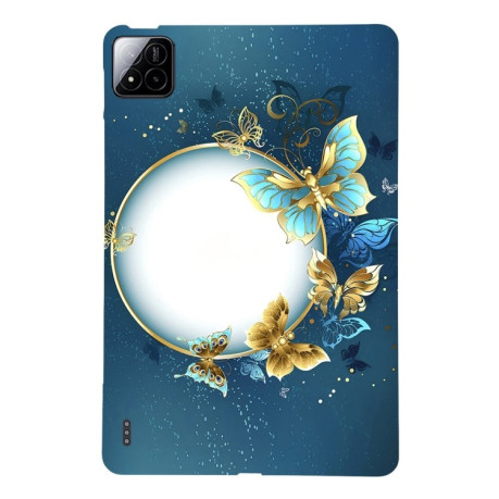 Чехол Color Painting Pattern Smart для Xiaomi Pad 7 / Pad 7 Pro - Butterfly Circle