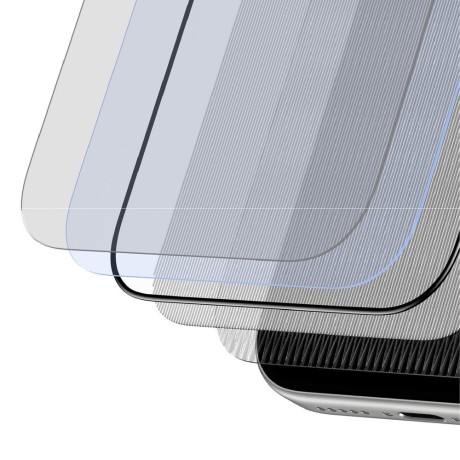 Оригінальне захисне скло AmazingThing Radix +Care Full Glass з рамкою для iPhone 18 Pro Max — прозоре