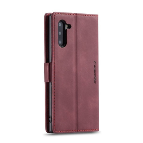 Шкіряний чохол CaseMe-013 Multifunctional на Samsung Galaxy Note 10- винно-червоний