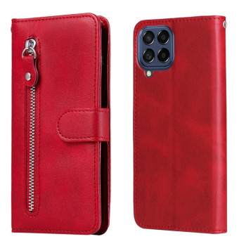 Чехол-книжка Fashion Calf Texture для Samsung Galaxy M53 5G - красный