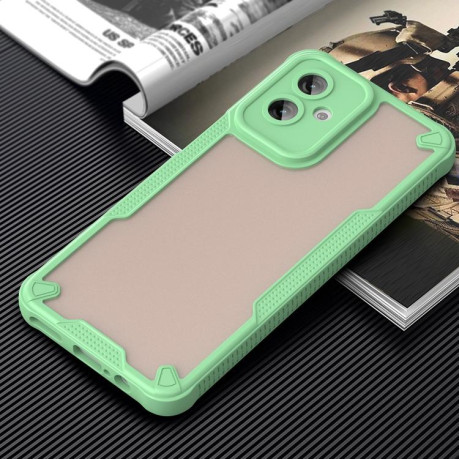 Протиударний чохол Armor Glaze PC Hybrid для Motorola Moto G55 5G - зелений