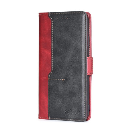 Чохол-книжка Contrast Color для Vivo Y15S Global - Red + Black