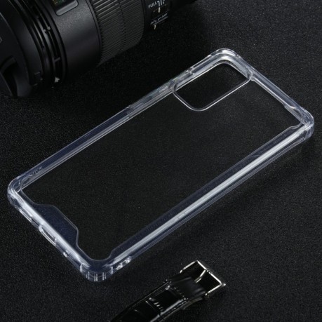Противоударный чехол Four-corner для Samsung Galaxy S20 FE 5G - прозрачный